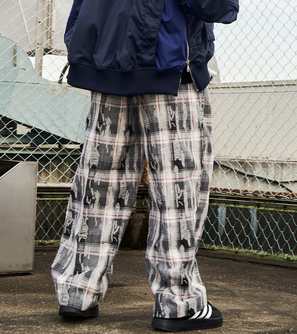 CRASH TEX WIDE PANTS