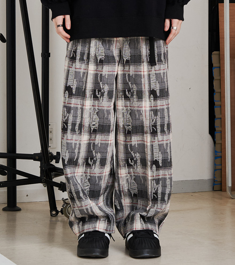 CRASH TEX WIDE PANTS