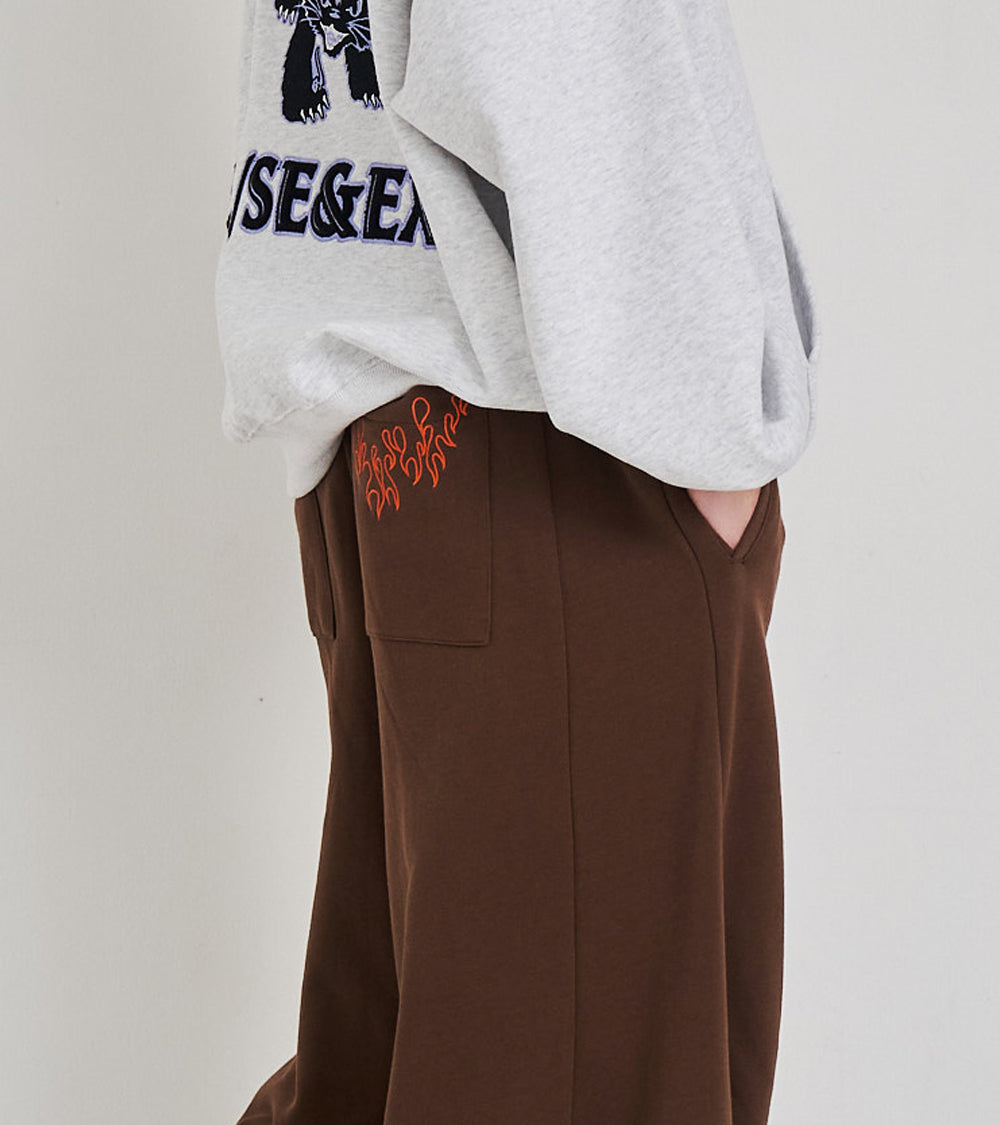 PANEL LINE SWEAT PANTS