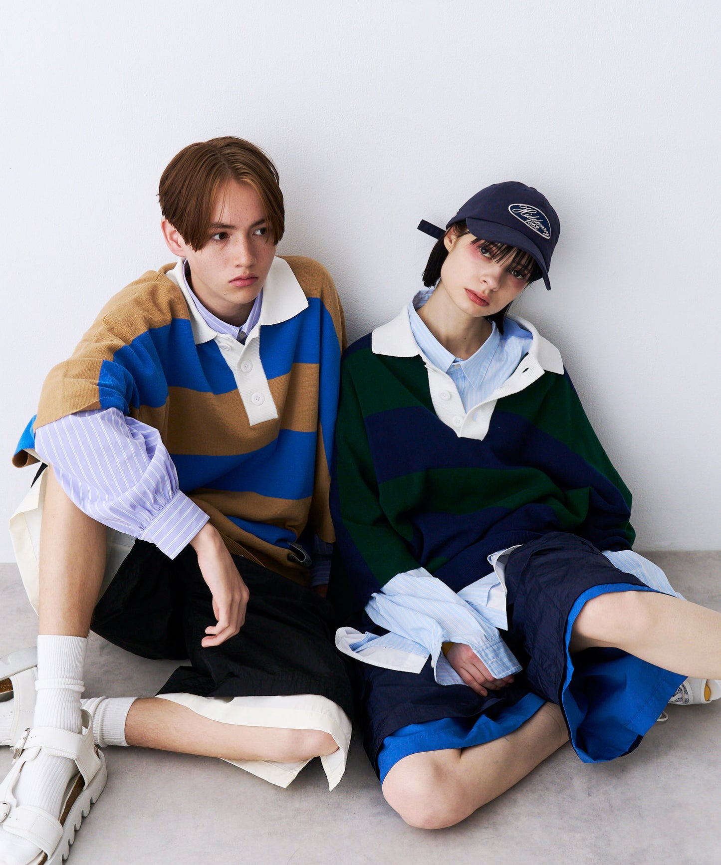 OVER RUGGER KNIT POLO