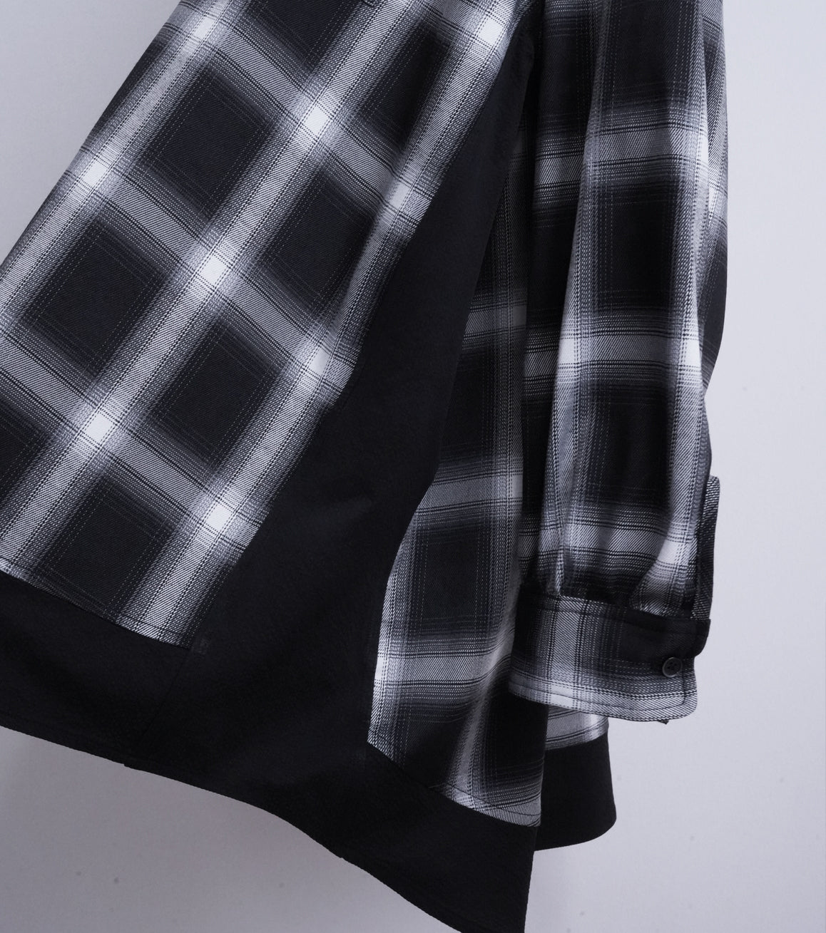 【25AW先行予約】SOLID CHECK OVER SHIRTS