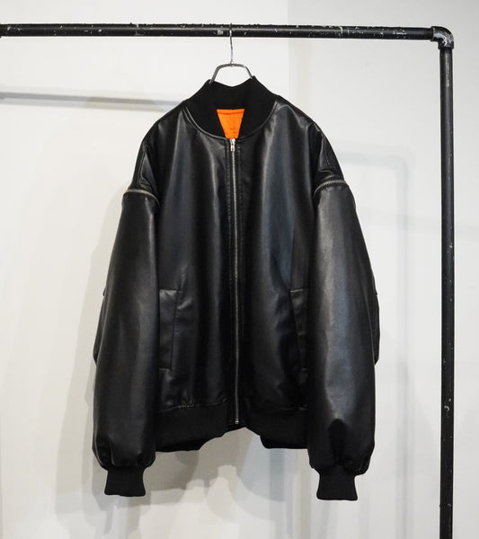 5-ZIP REVERSIBLE BOMBER JACKET