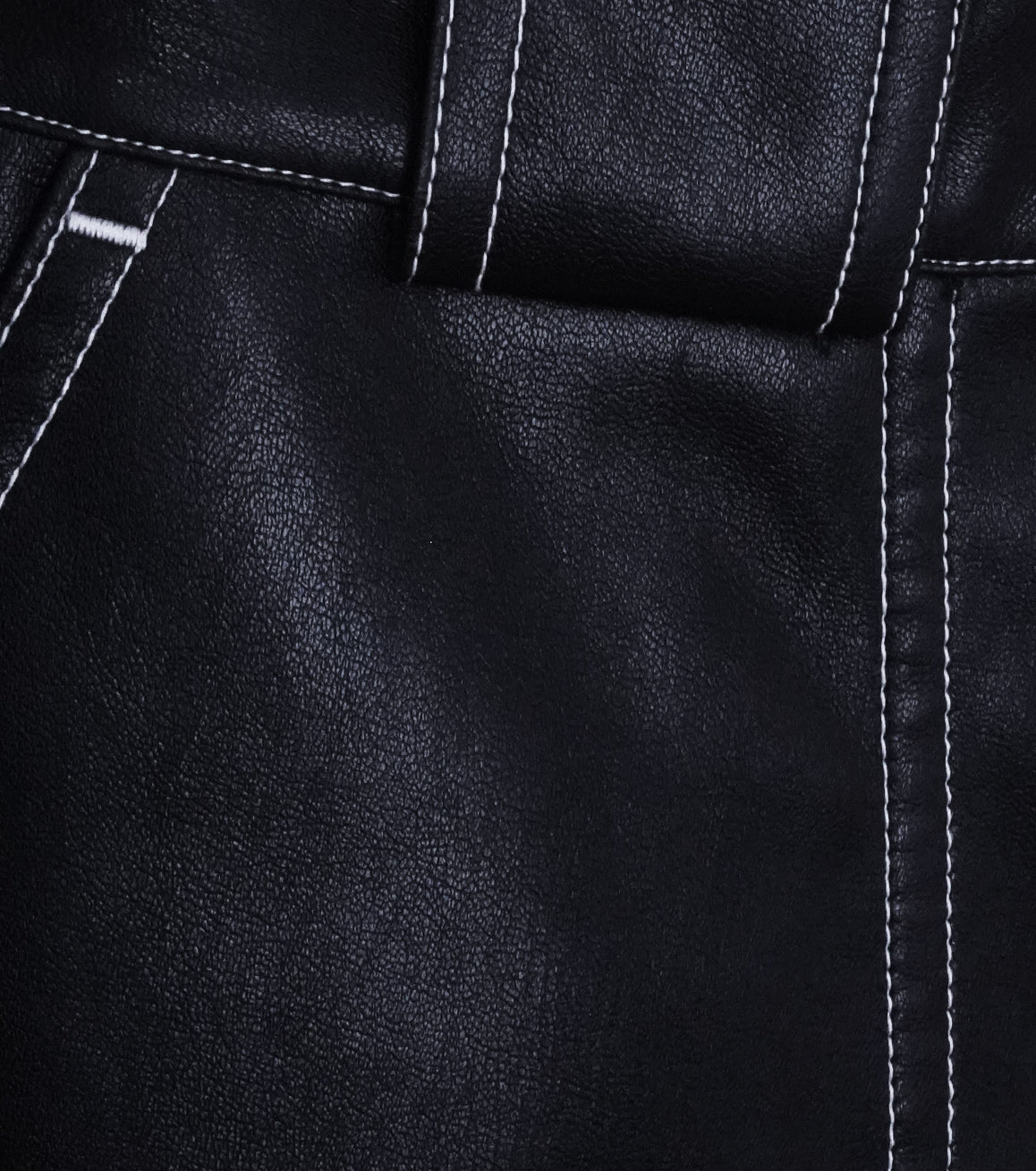 SYNTH-LETHER PAINTER PANTS