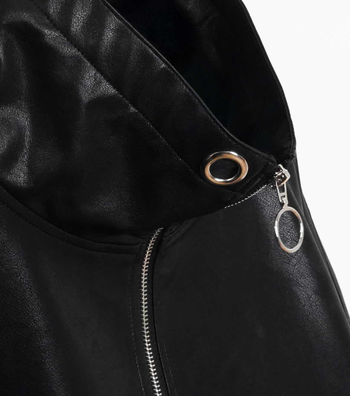 【25AW先行予約】SYNTH-LETHER PIPING JACKET