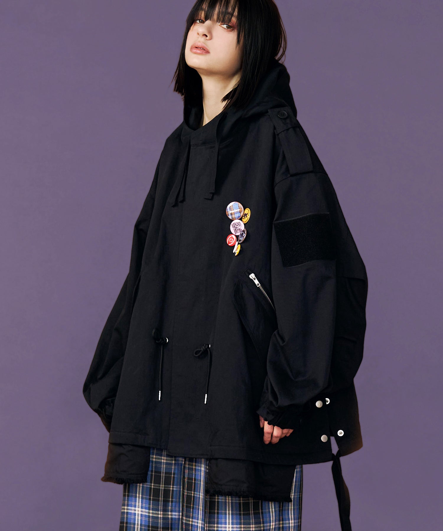 SALE】SHORT MODS BLOUSON with BADGE – seesew