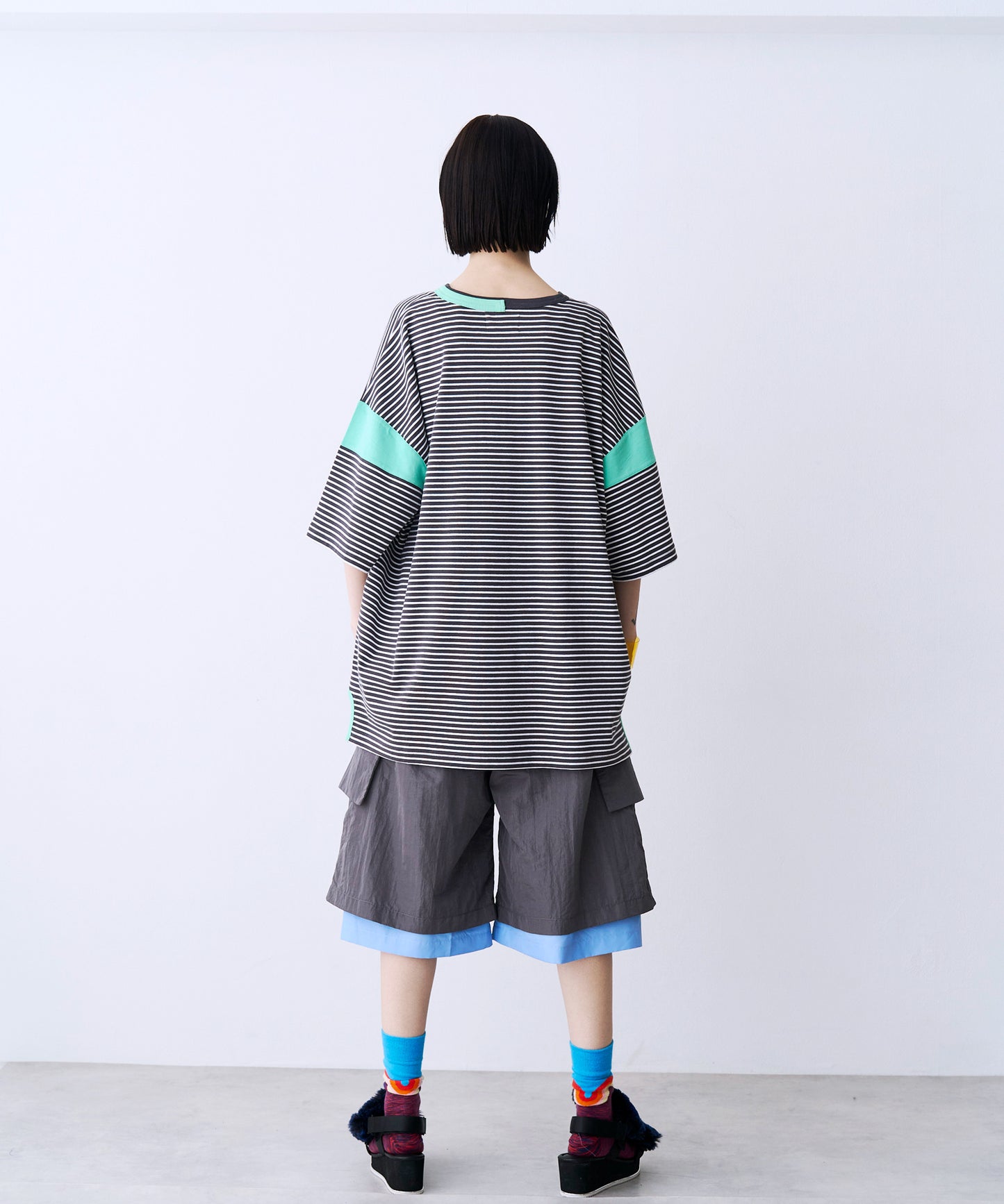 【一部予約】BLOCKING BORDER TEE