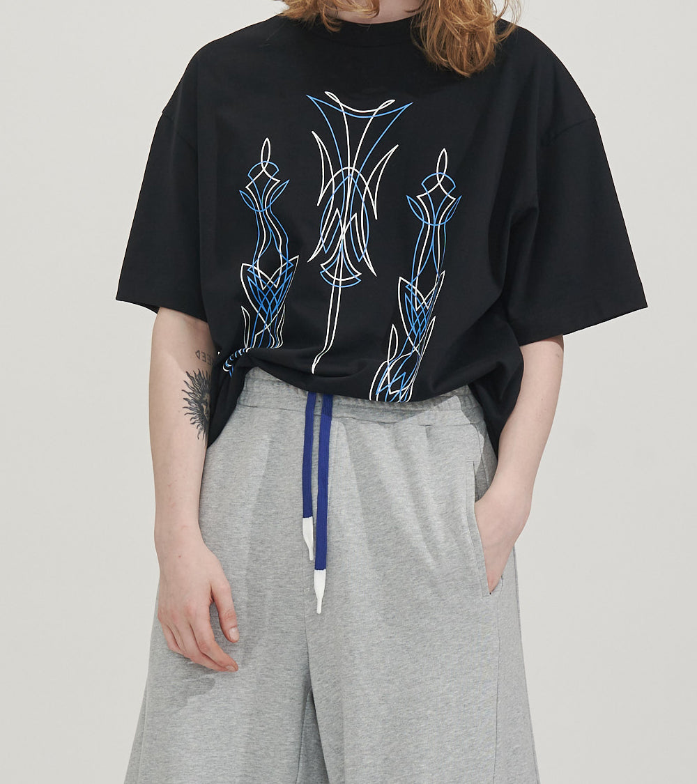 PANEL LINE SWEAT PANTS