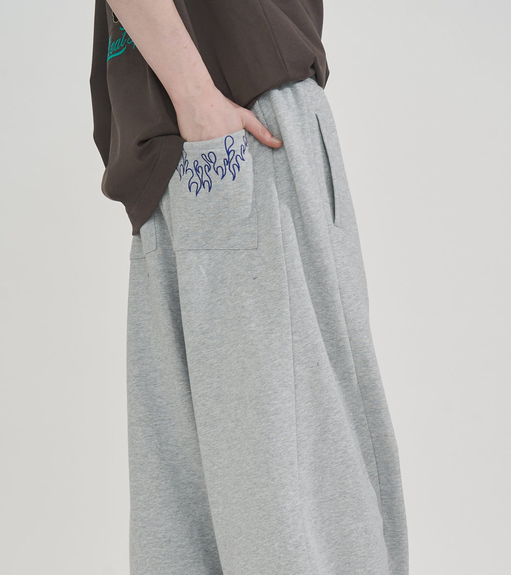 PANEL LINE SWEAT PANTS