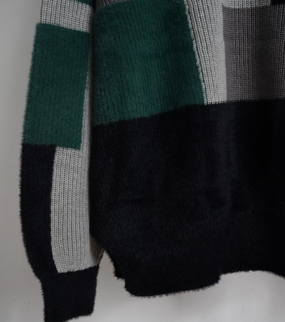 【25AW先行予約】MIXYARN PATCHWORK KNIT