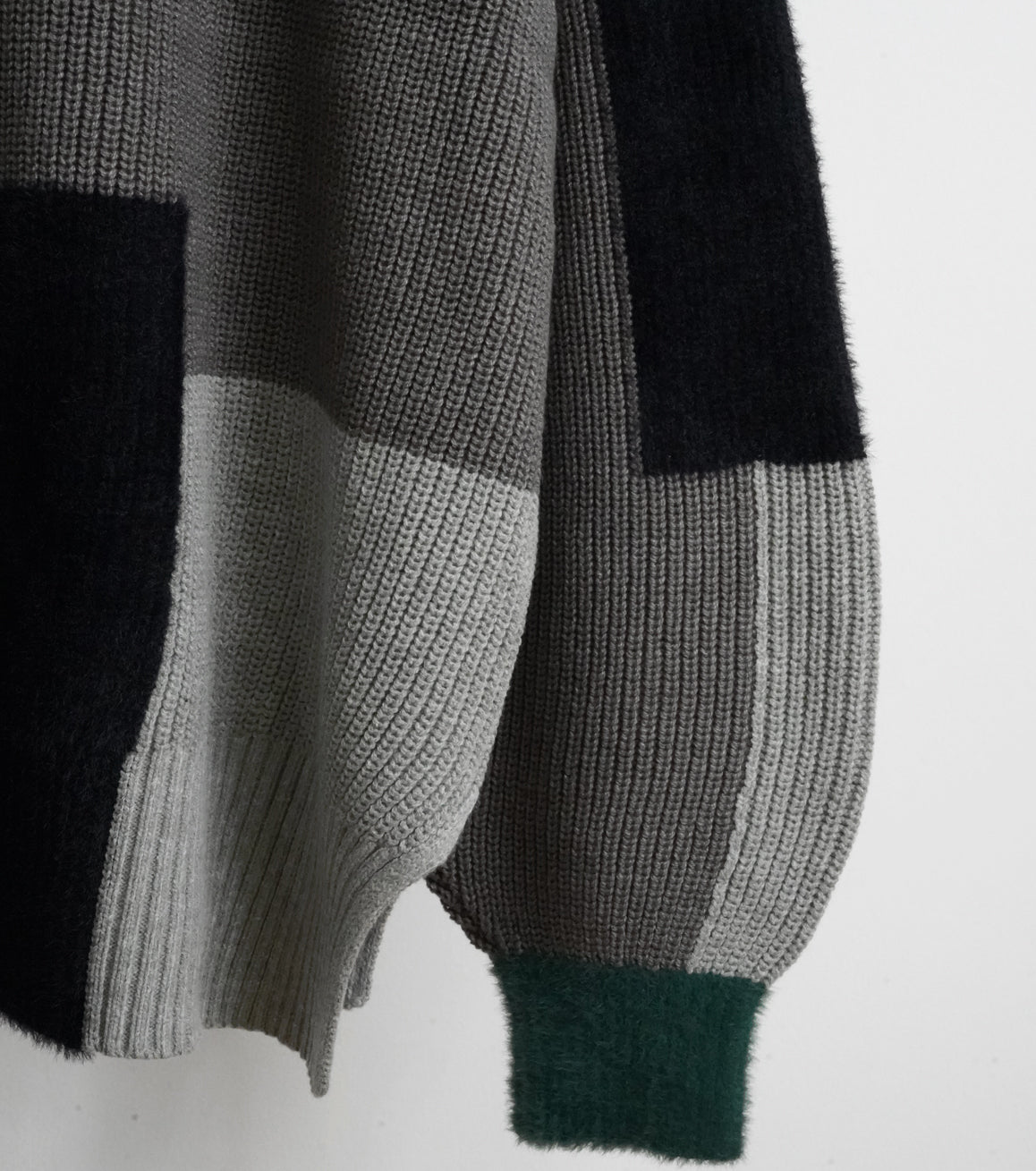 【再販 一部予約商品】MIXYARN PATCHWORK KNIT