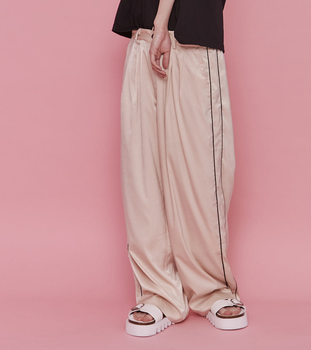 SATAIN WIDE LOUNGE PANTS – seesew