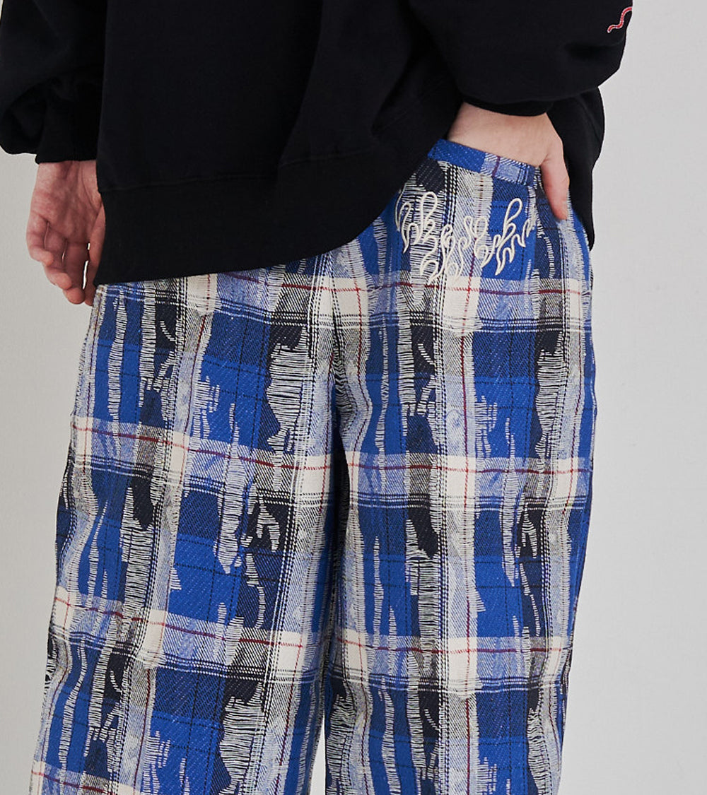 CRASH TEX WIDE PANTS
