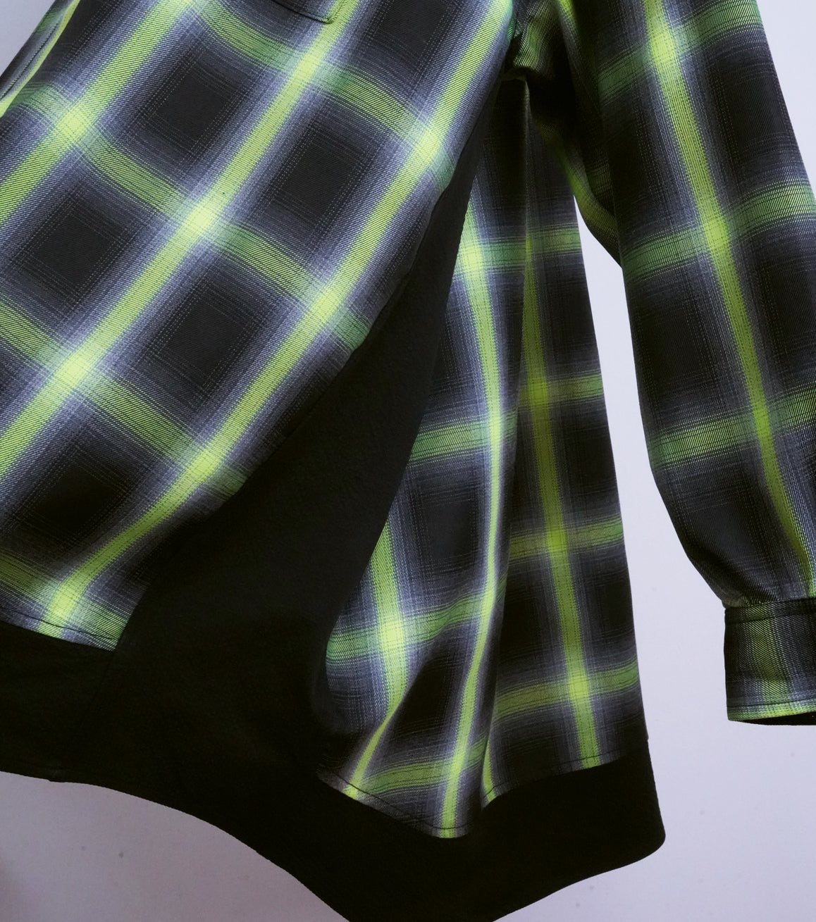 【25AW先行予約】SOLID CHECK OVER SHIRTS