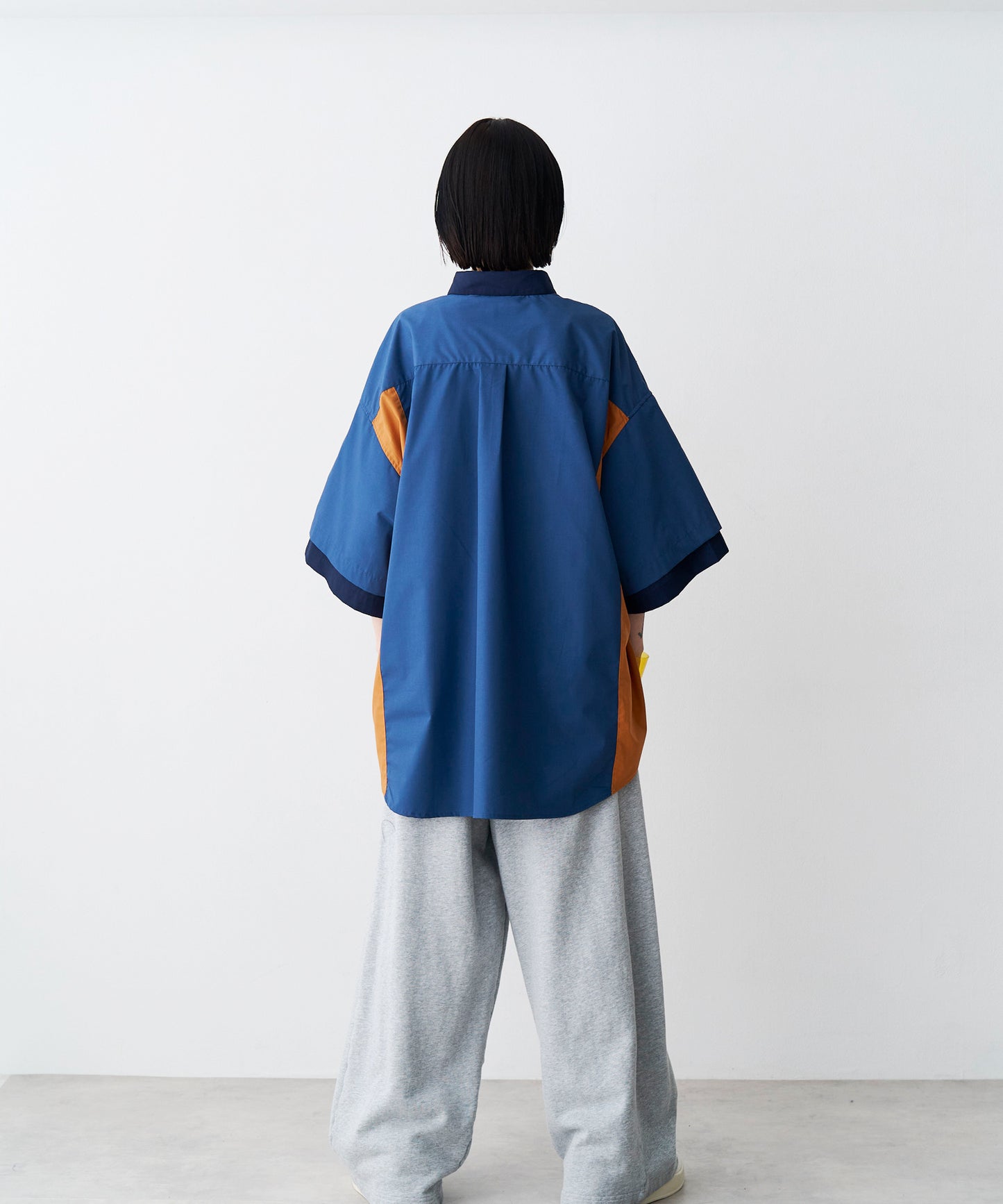 【一部予約】FAKE BLOCKING H/S SHIRTS