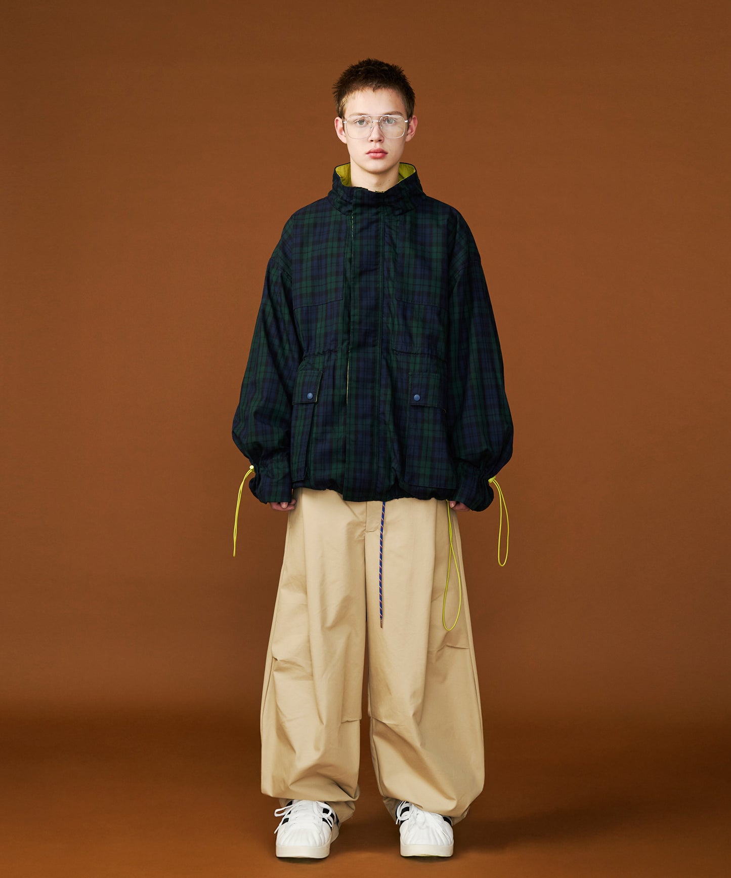 【予約商品】CORD DESIGN CHECK BLOUSON