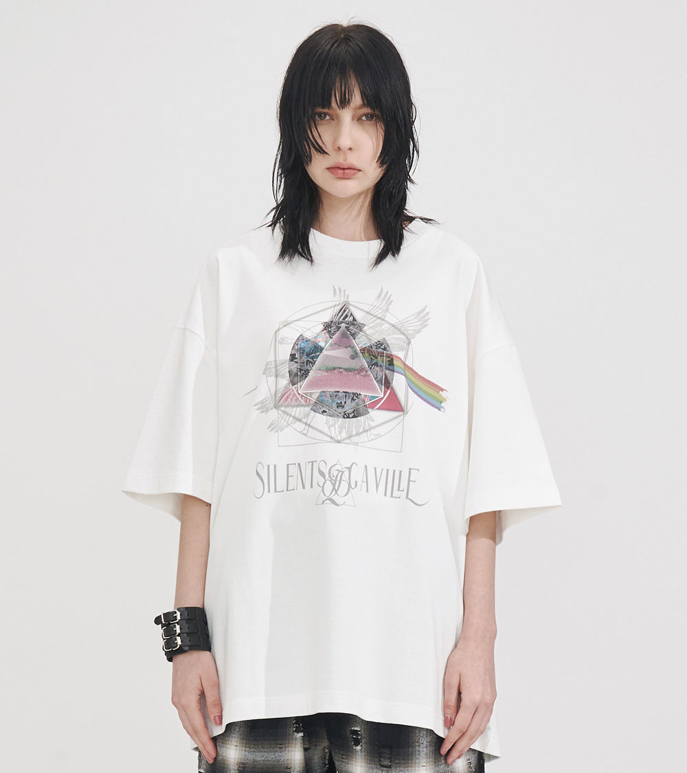 【SALE】TRIANGLE DRAW TEE