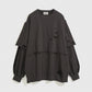 LAYERD DAMAGE SWEAT