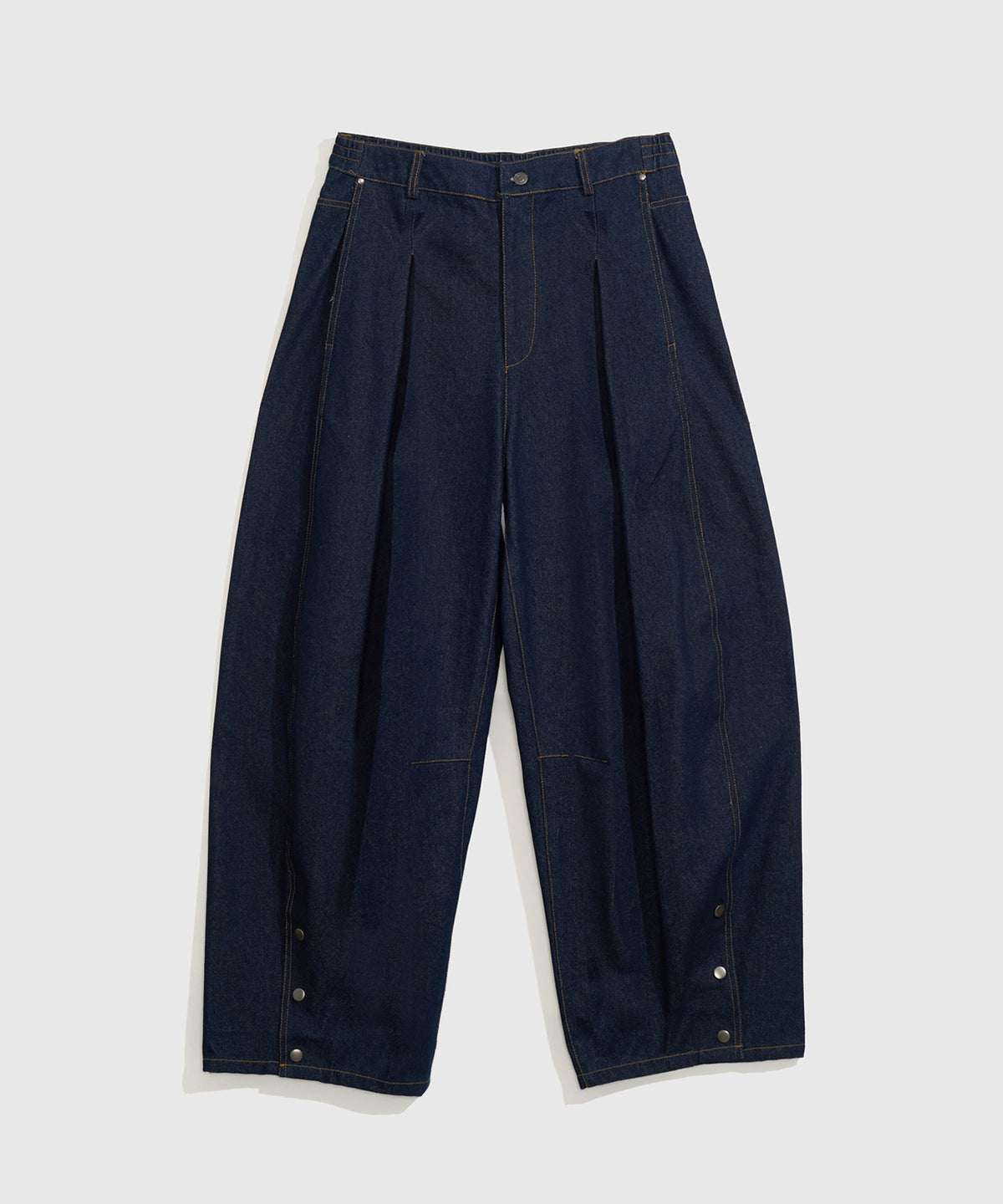 DENIM CURVE PANTS