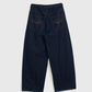 DENIM CURVE PANTS