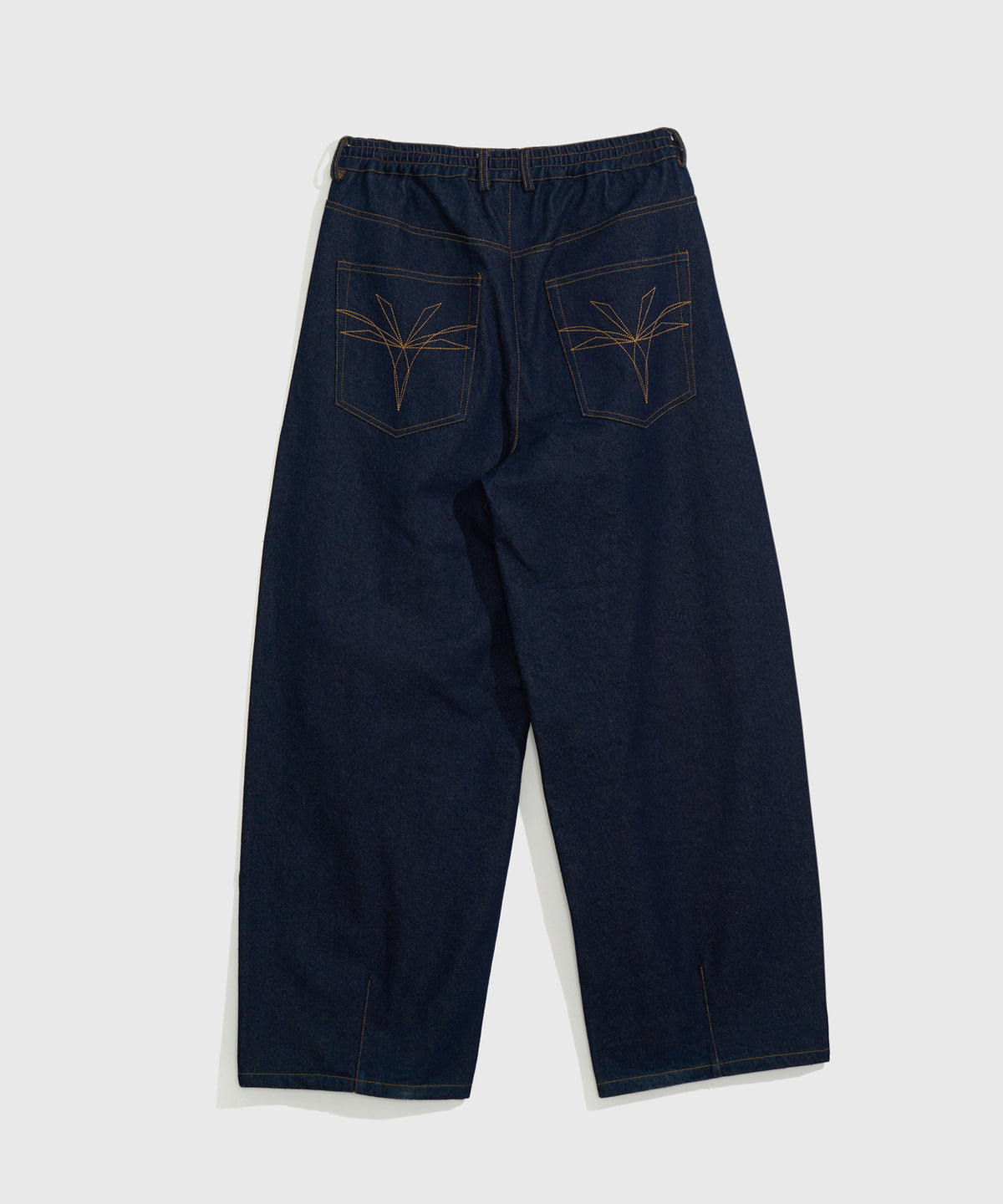 DENIM CURVE PANTS