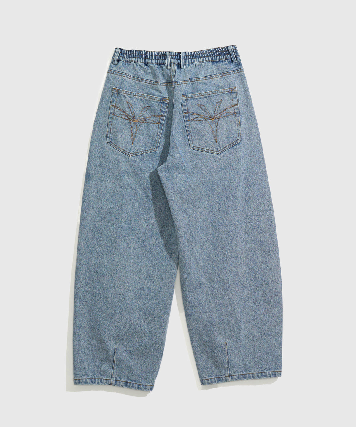 【一部予約】DENIM CURVE PANTS
