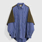 FAKE BLOCKING SHIRT