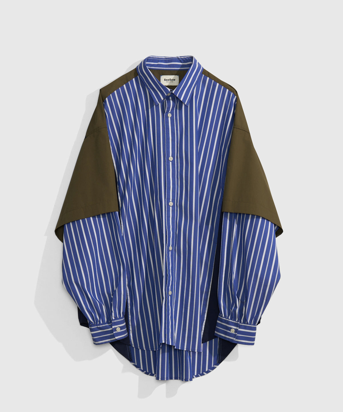 FAKE BLOCKING SHIRT