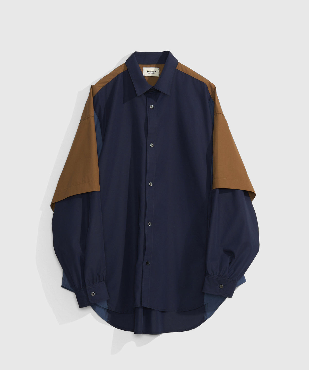 FAKE BLOCKING SHIRT