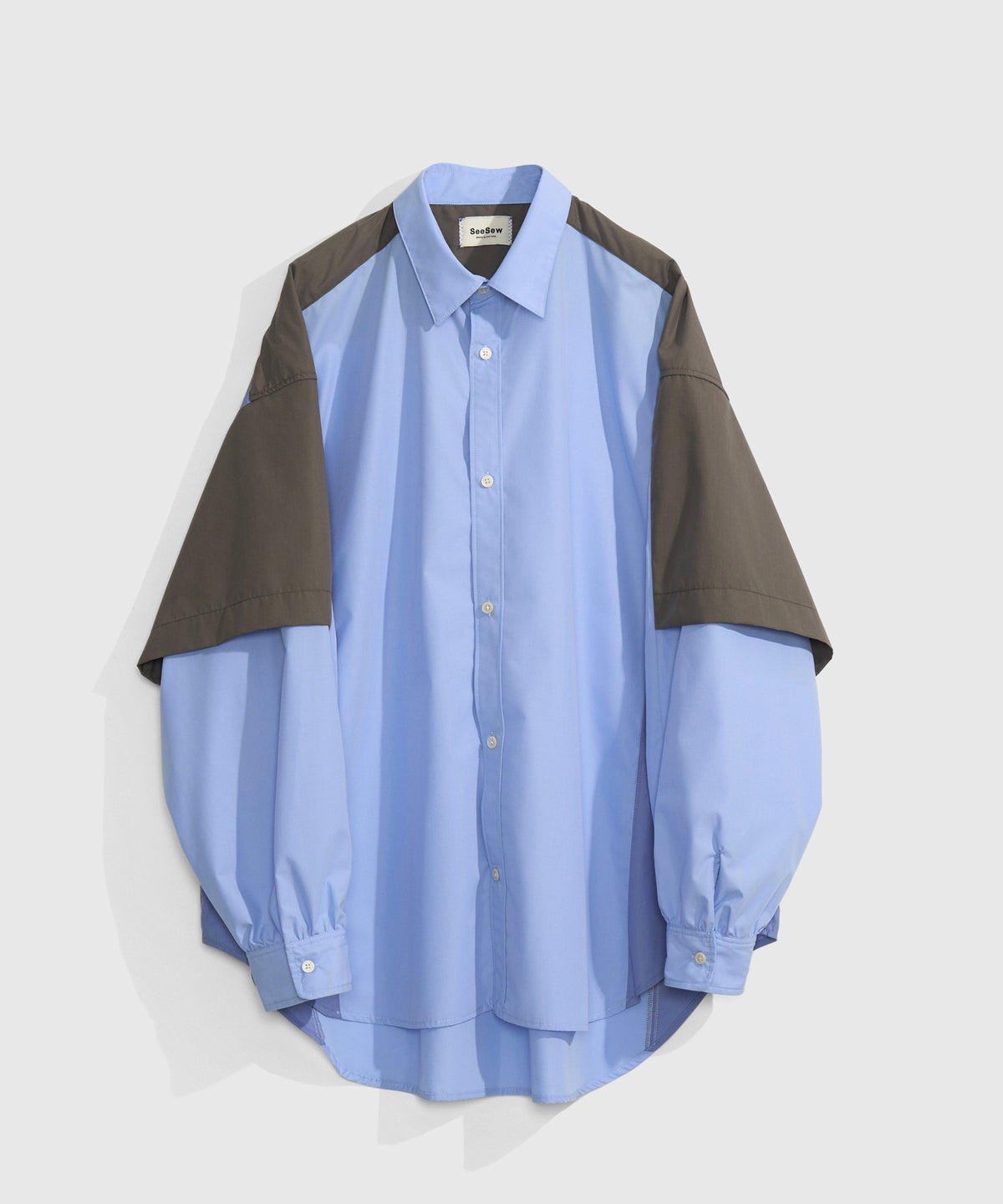 FAKE BLOCKING SHIRT