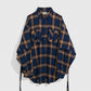 CHECK MULTI POCKET SHIRT