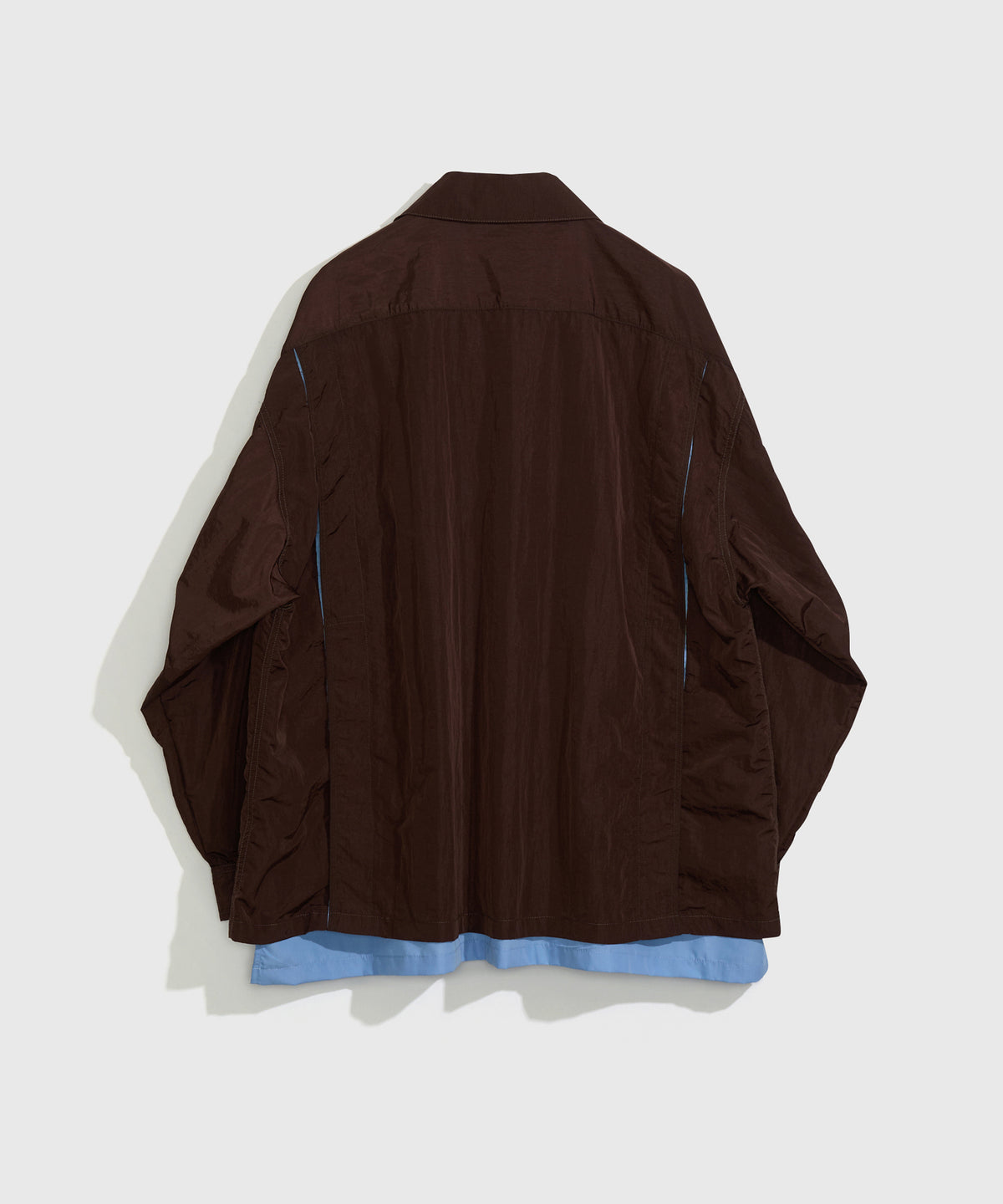 LAYERED ZIP SHIRT JACKET