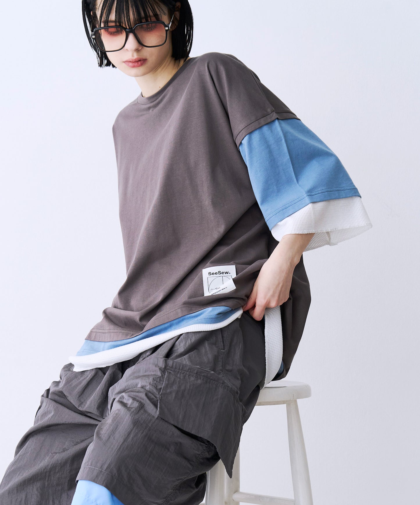 THREE LAYER TEE