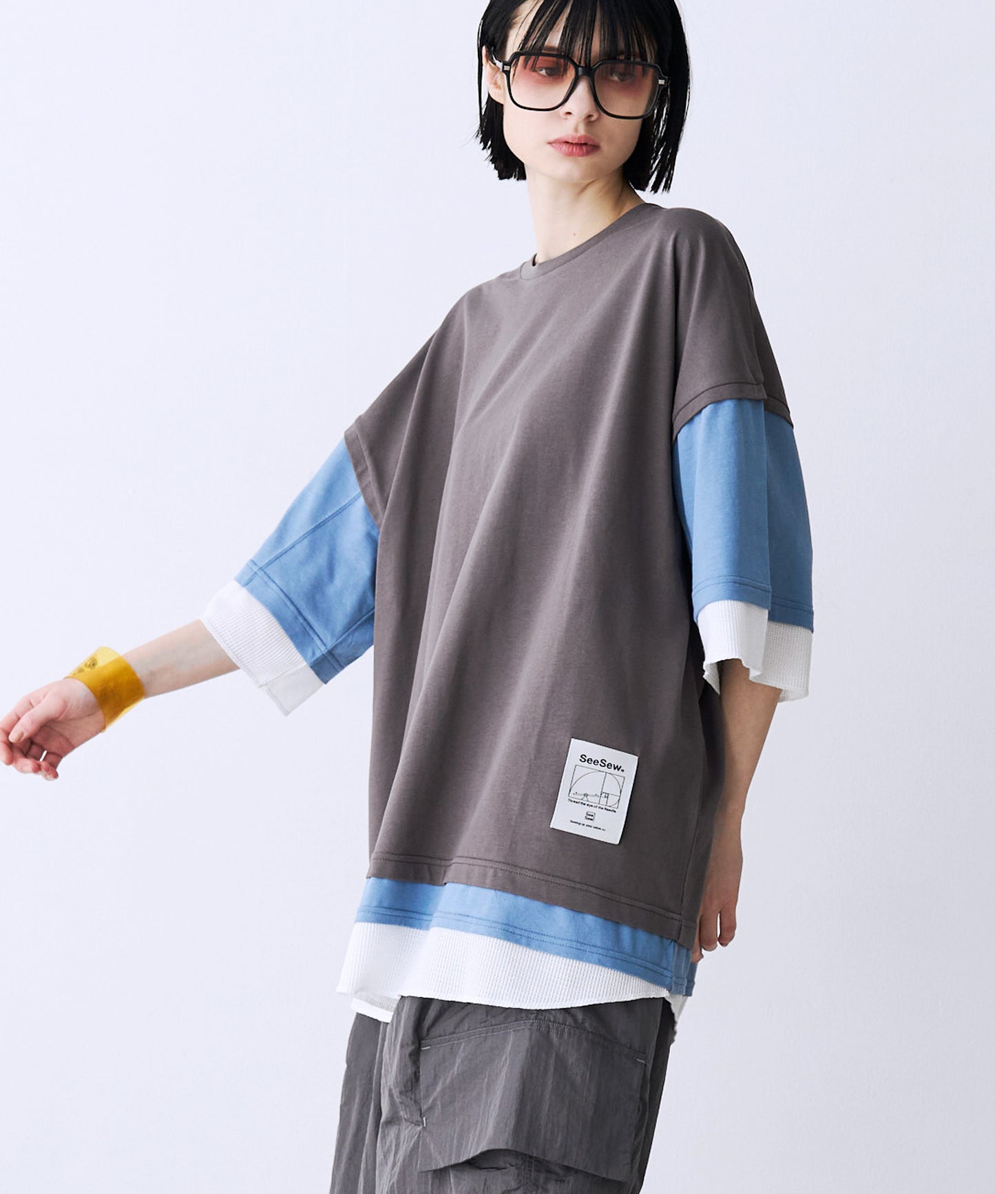 THREE LAYER TEE