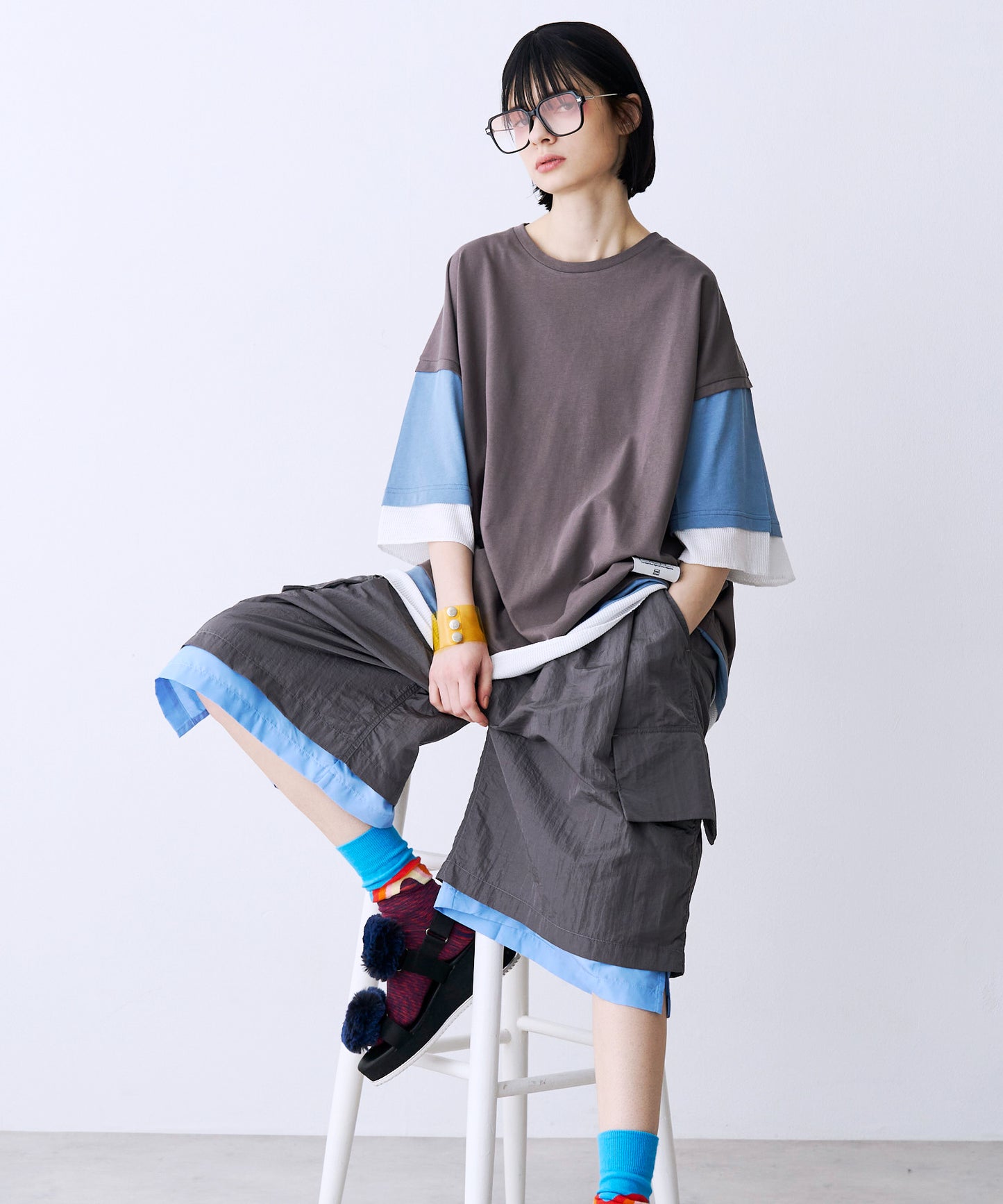 THREE LAYER TEE