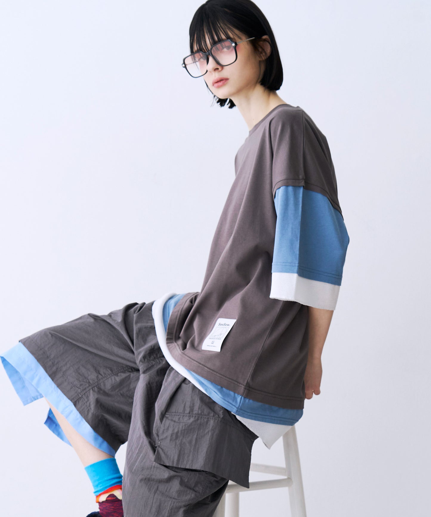 THREE LAYER TEE