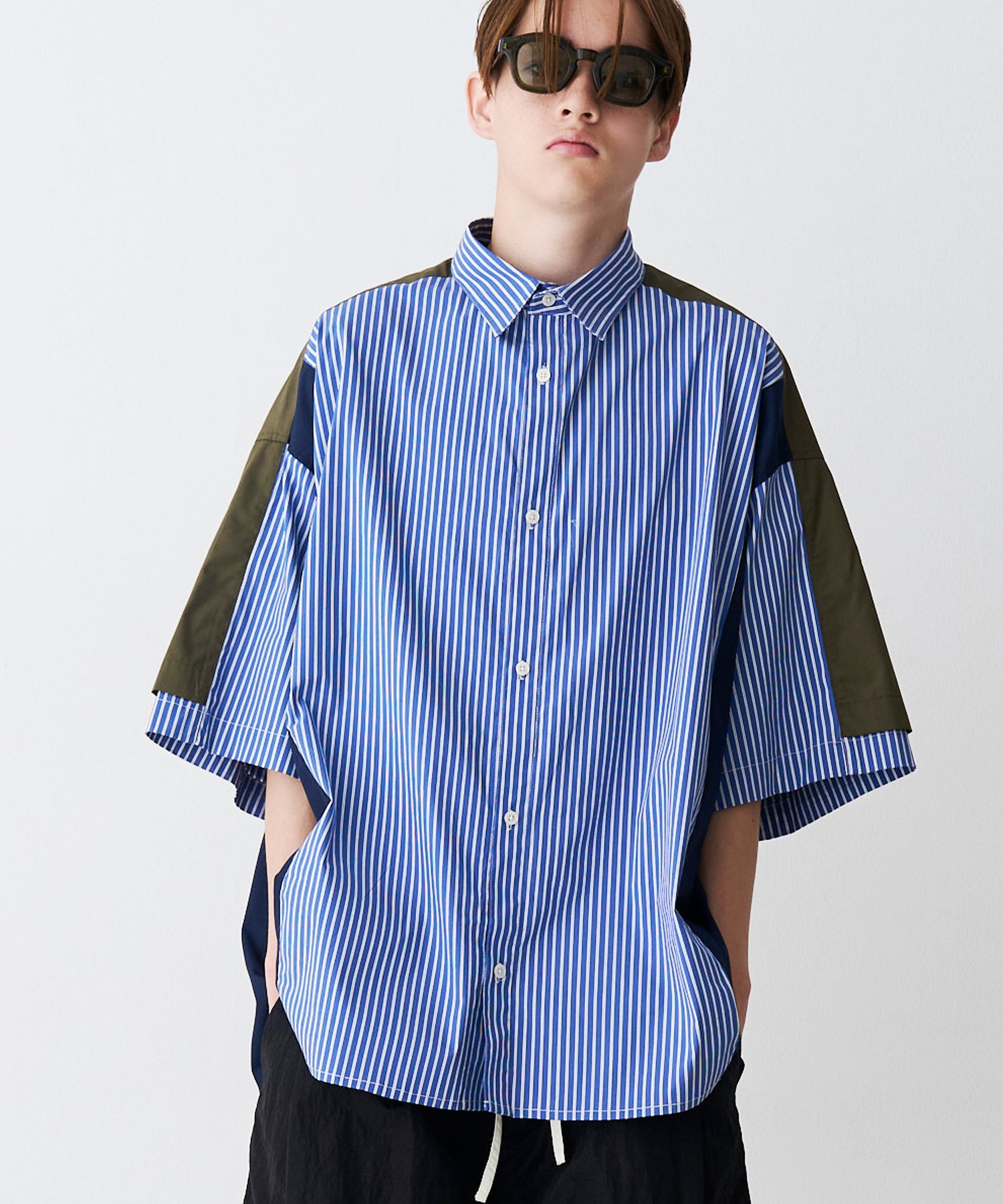一部予約】FAKE BLOCKING H/S SHIRTS – seesew