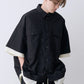 【予約商品】LAYERED H/S BOX SHIRTS