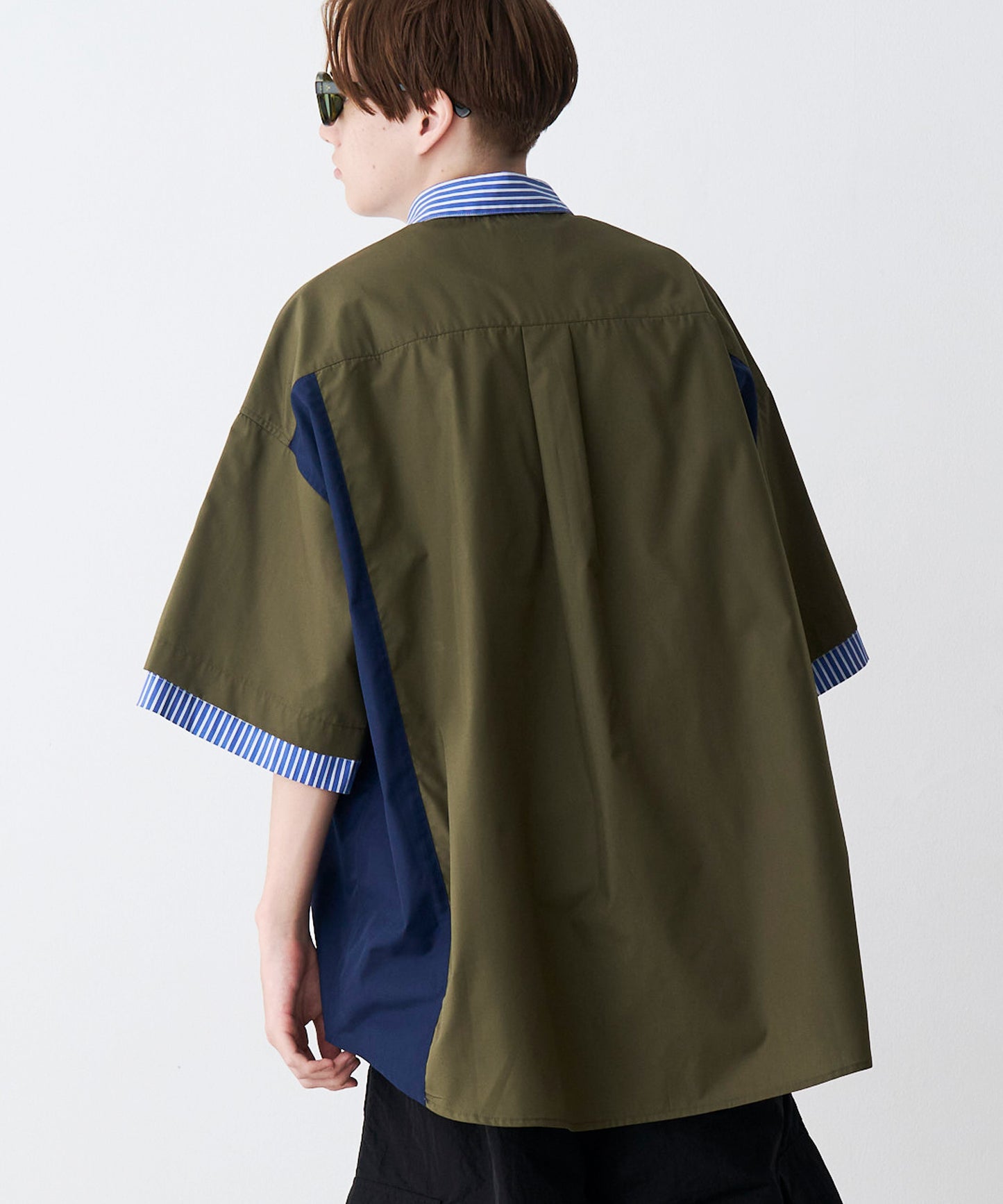 【一部予約】FAKE BLOCKING H/S SHIRTS