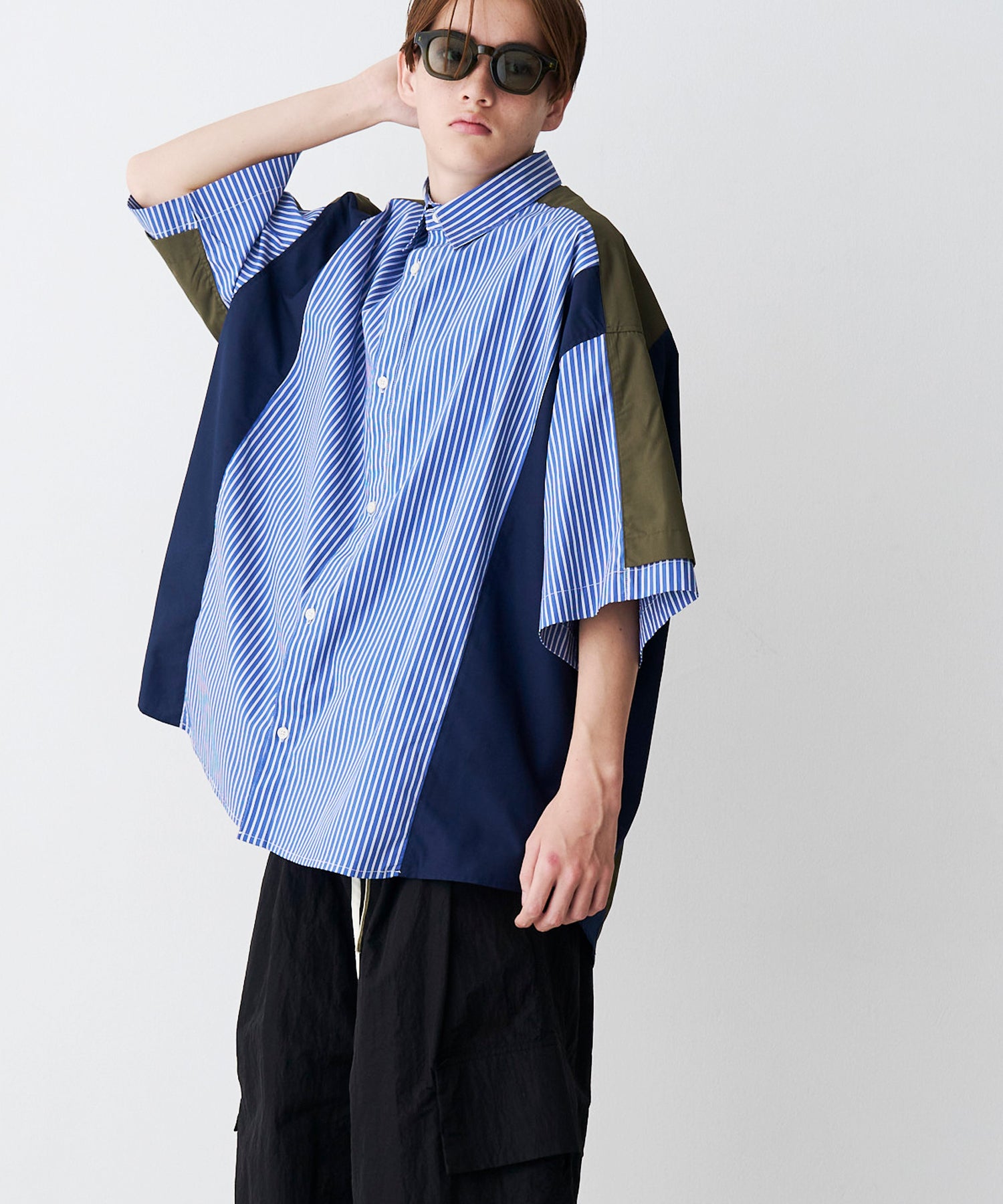予約商品】FAKE BLOCKING H/S SHIRTS – seesew