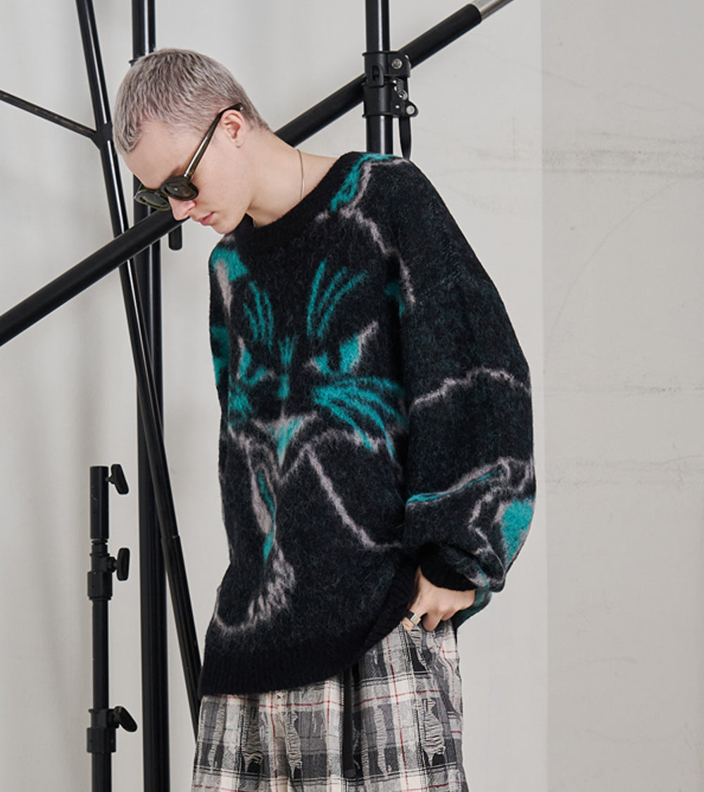 【一部予約】NEKOMATA SHAGGY KNIT