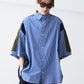 【SALE】FAKE BLOCKING H/S SHIRTS