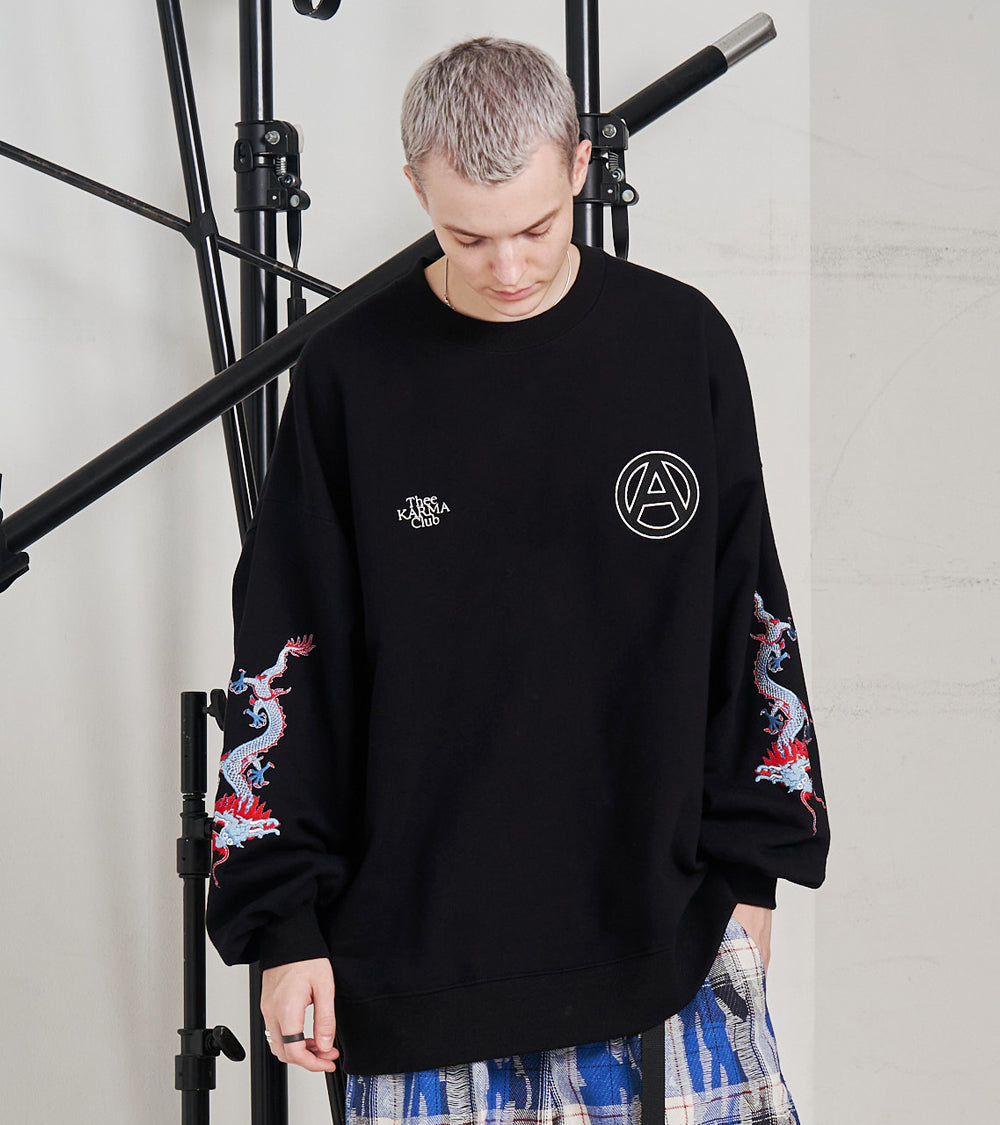 ORIENTAL EMBROIDERY SWEAT