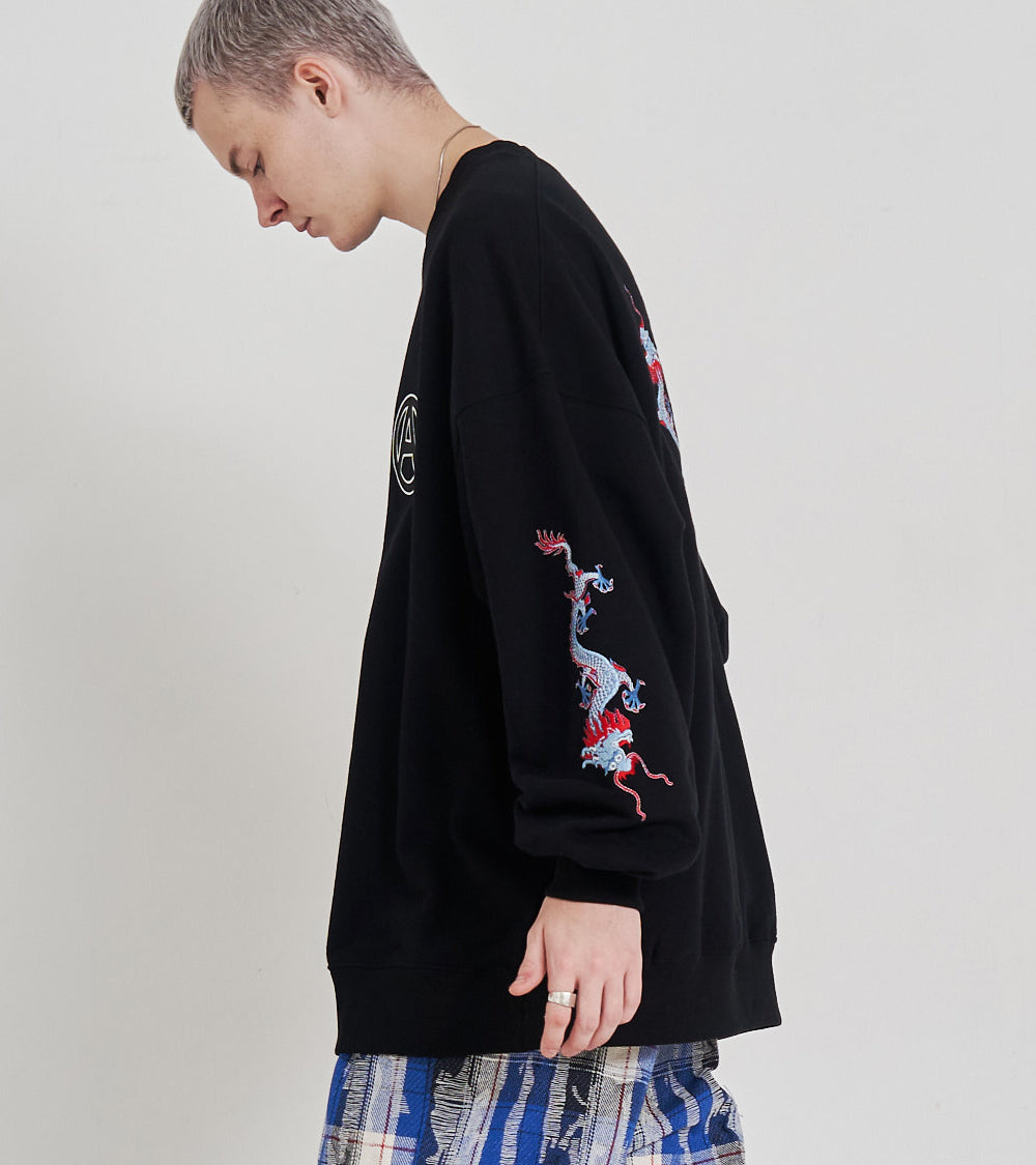 ORIENTAL EMBROIDERY SWEAT