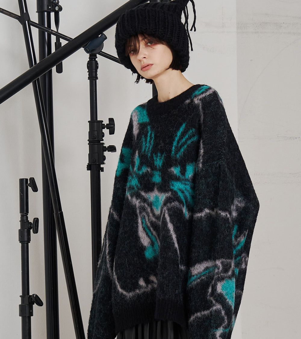 【一部予約】NEKOMATA SHAGGY KNIT