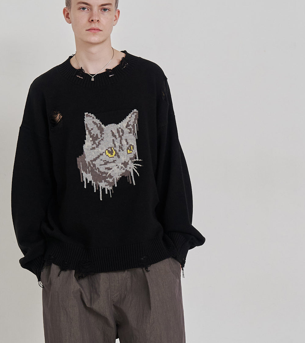 CAT GRAFFITY KNIT