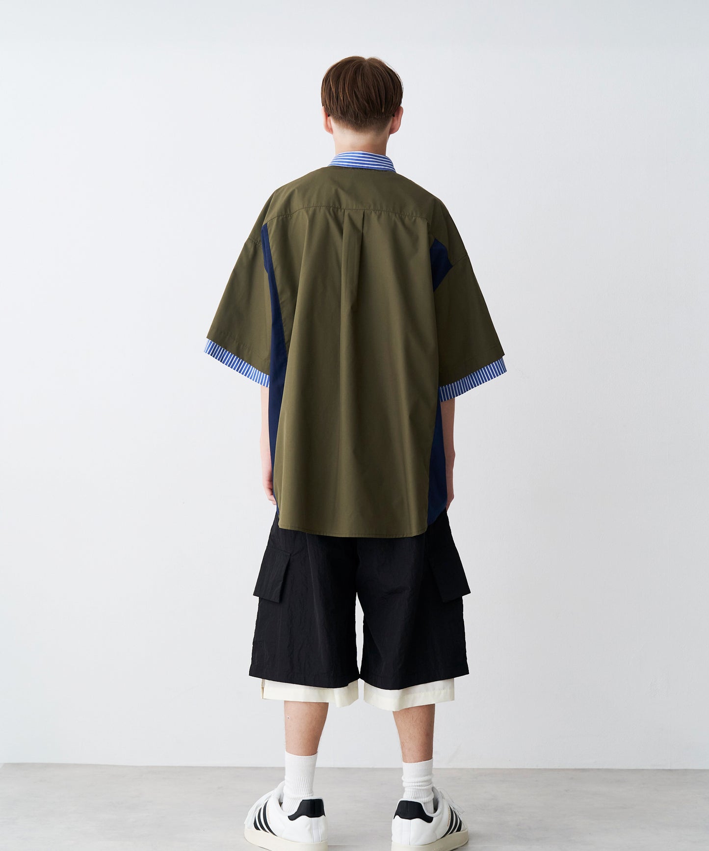 【一部予約】FAKE BLOCKING H/S SHIRTS