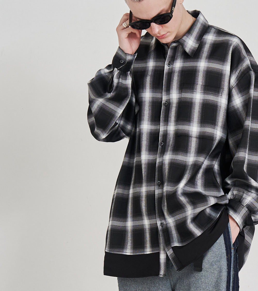 SOLID CHECK OVER SHIRTS