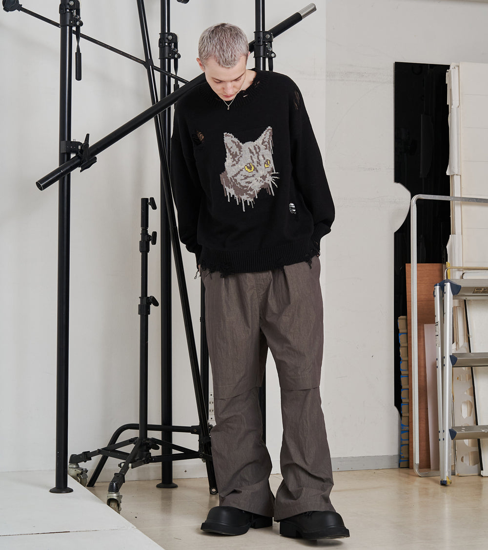 CAT GRAFFITY KNIT