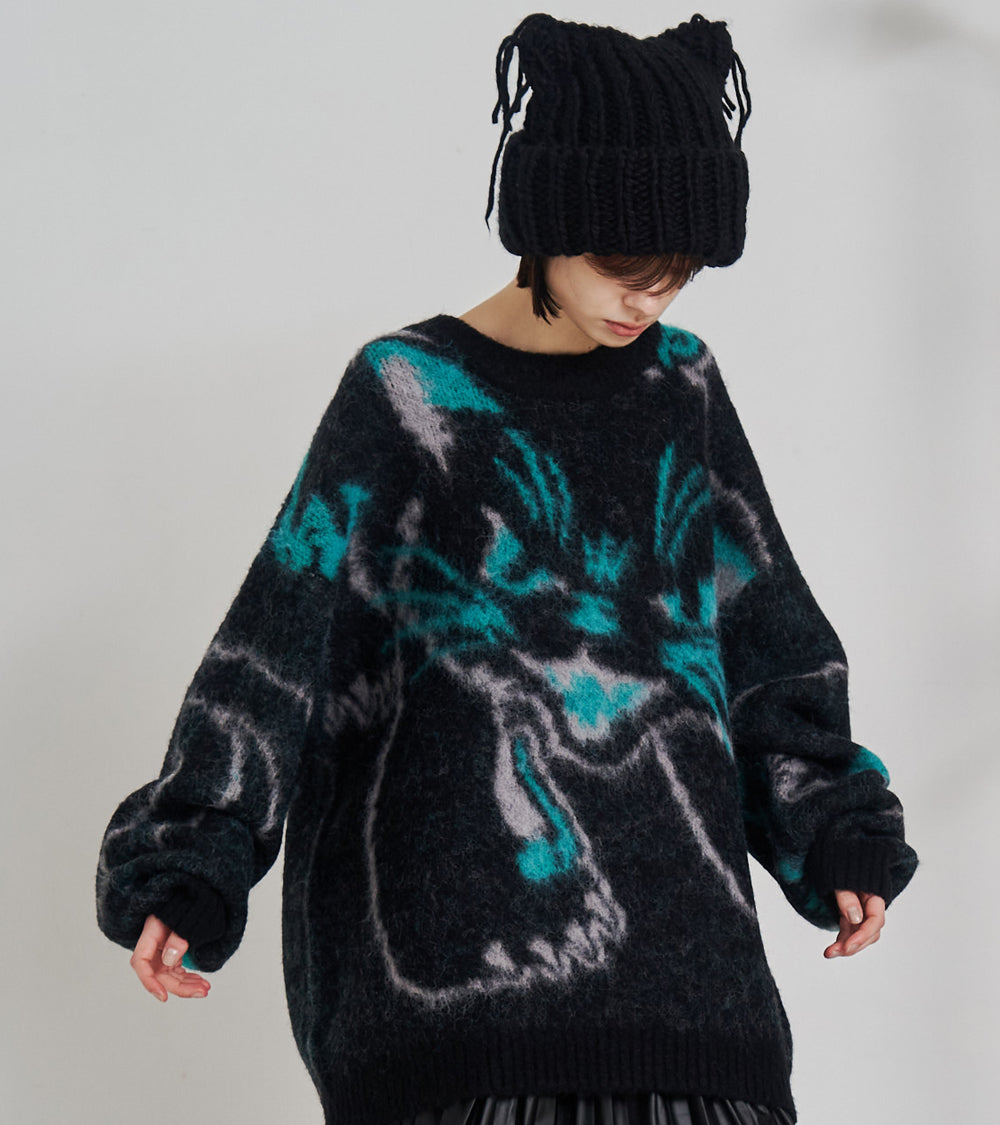 【一部予約】NEKOMATA SHAGGY KNIT