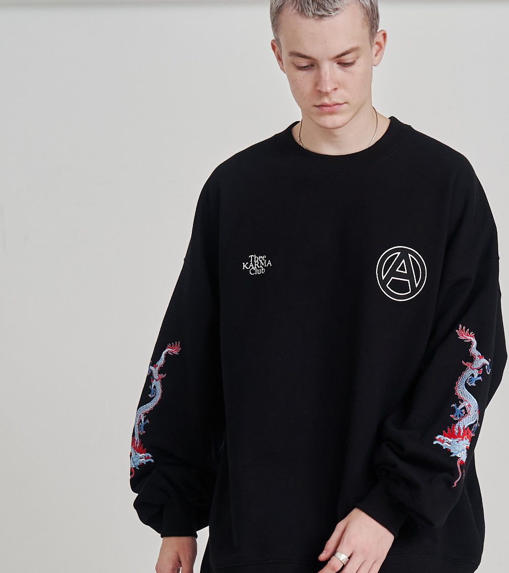 ORIENTAL EMBROIDERY SWEAT